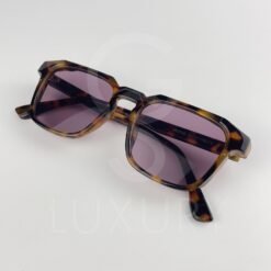 Lunette de soleil Jmm Carré Tigré  Verre Mauve SM2036