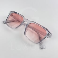 Lunette de soleil Jmm Carré Gris Verre Rose claire  SM2036