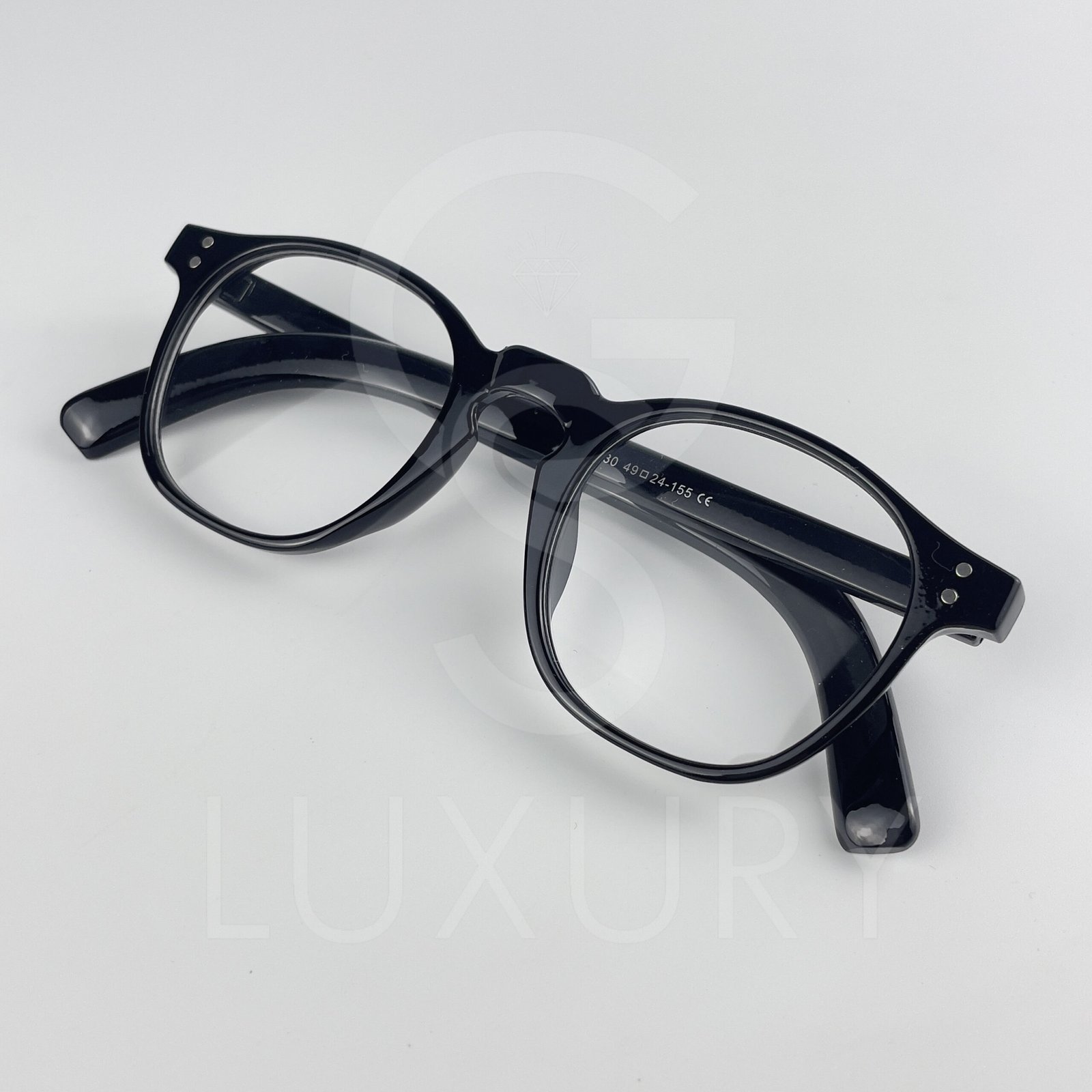 Lunette de soleil SM RondNoir Verre Transparent Z3530