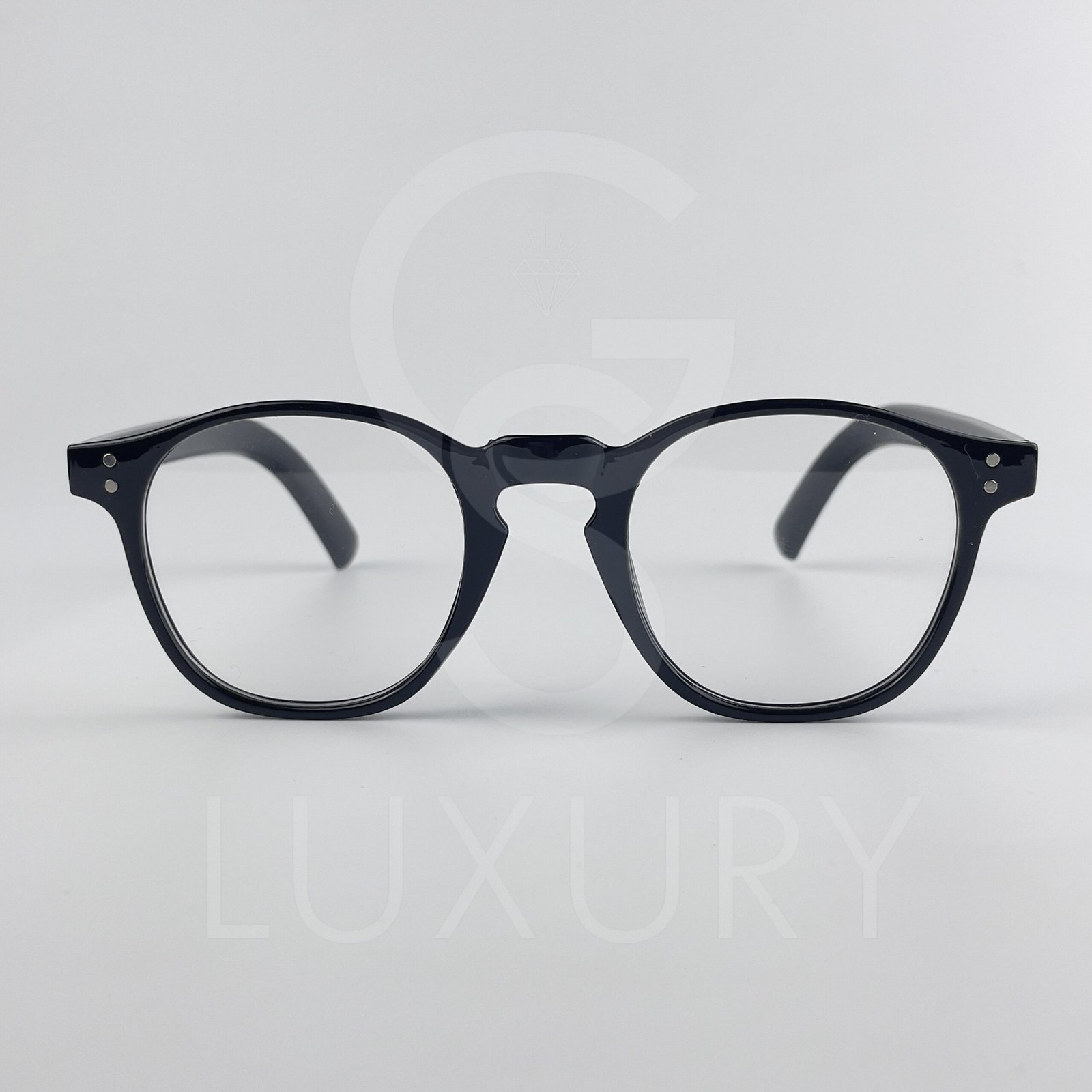 Lunette de soleil SM RondNoir Verre Transparent Z3530 – Image 2