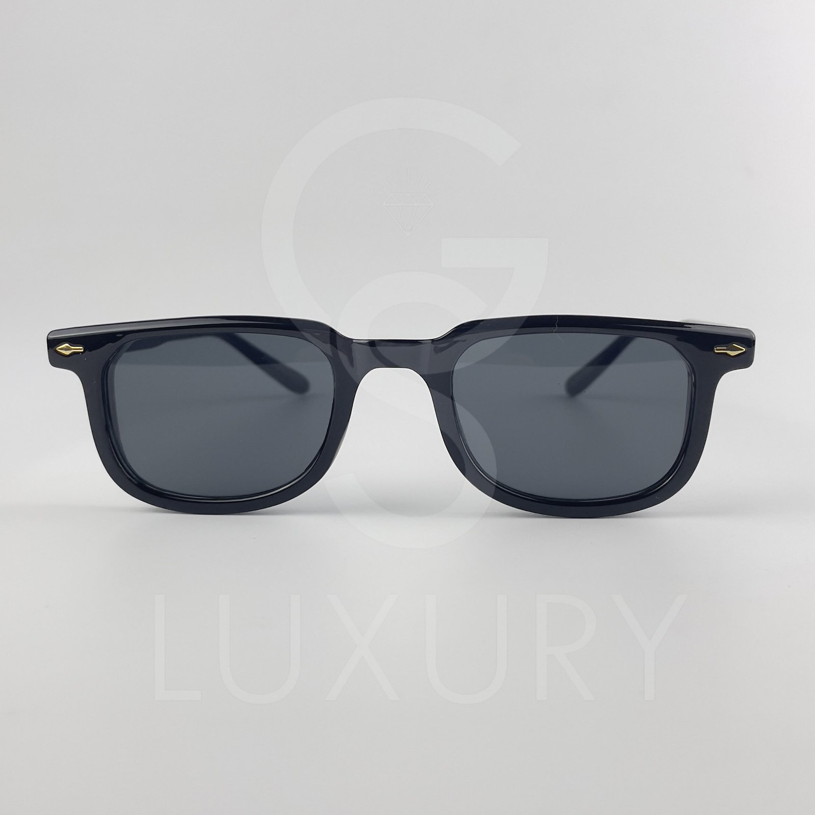 Lunette de soleil SM Carré Noir Verre Noir M65037 – Image 2