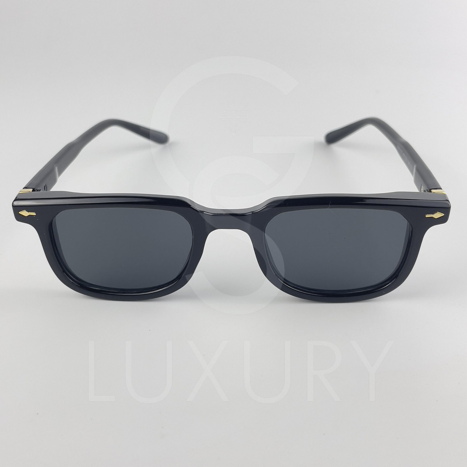 Lunette de soleil SM Carré Noir Verre Noir M65037 – Image 3
