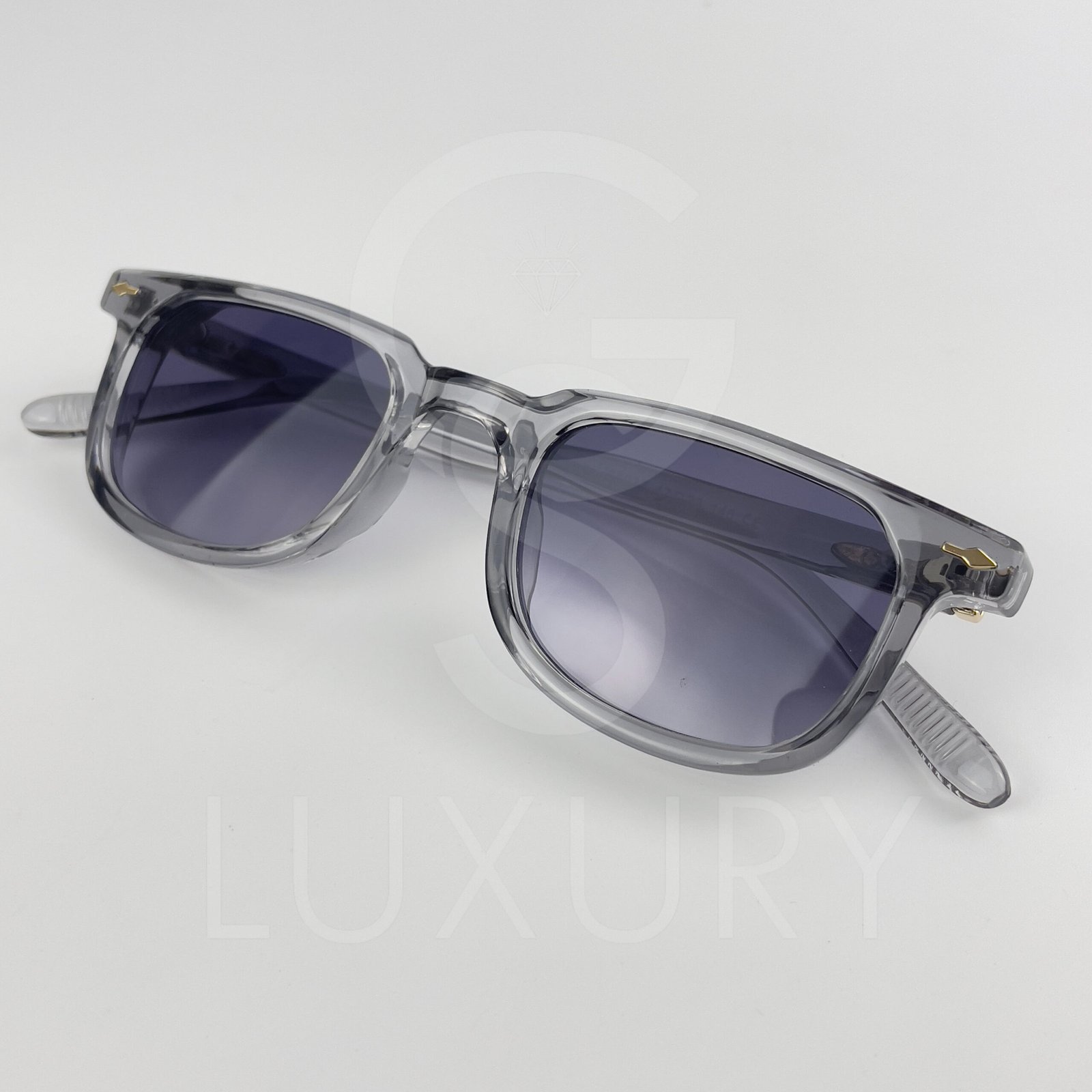Lunette de soleil SM Carré Gris Verre Bleu M65037