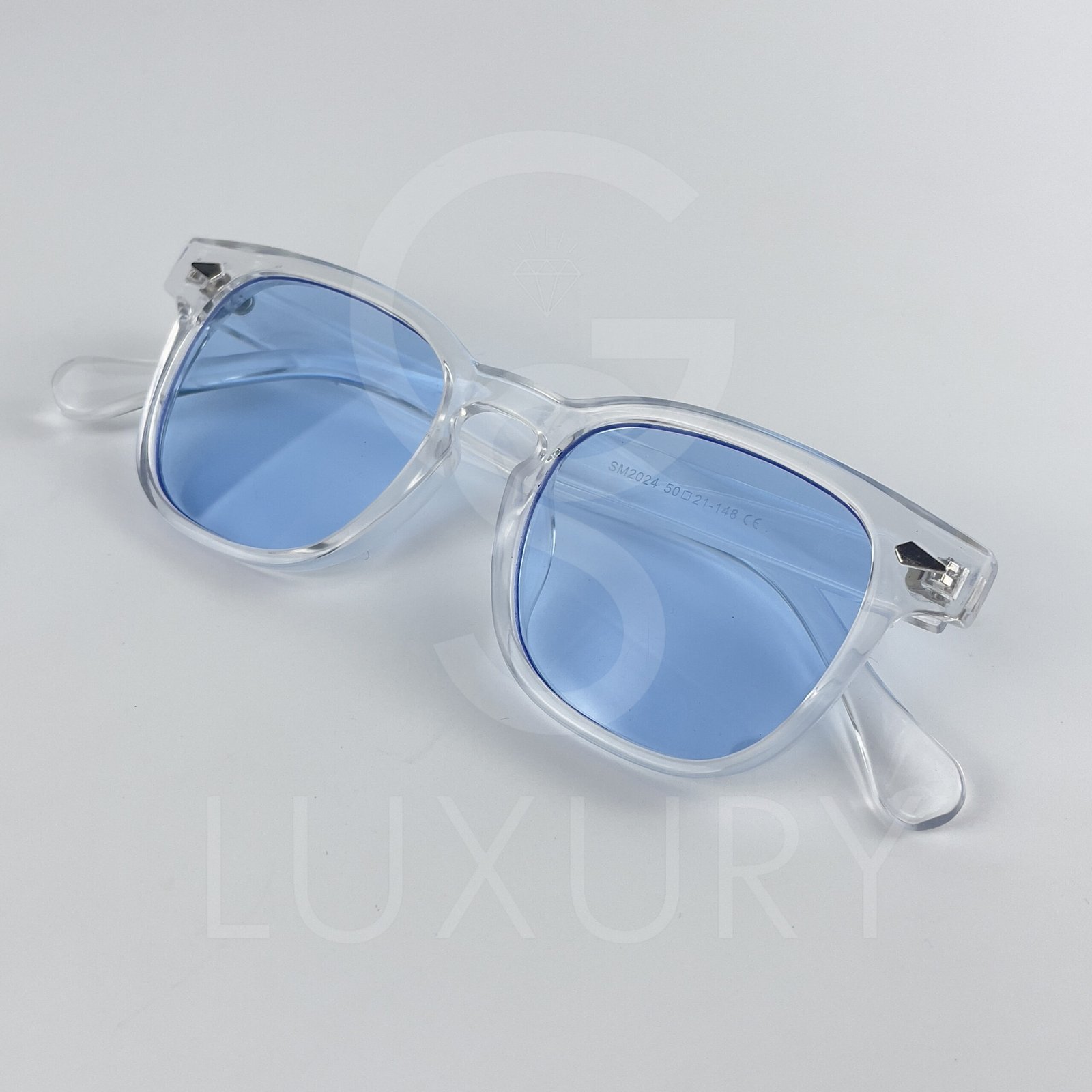 Lunette de soleil Jmm Transparent Verre Bleu SM2024