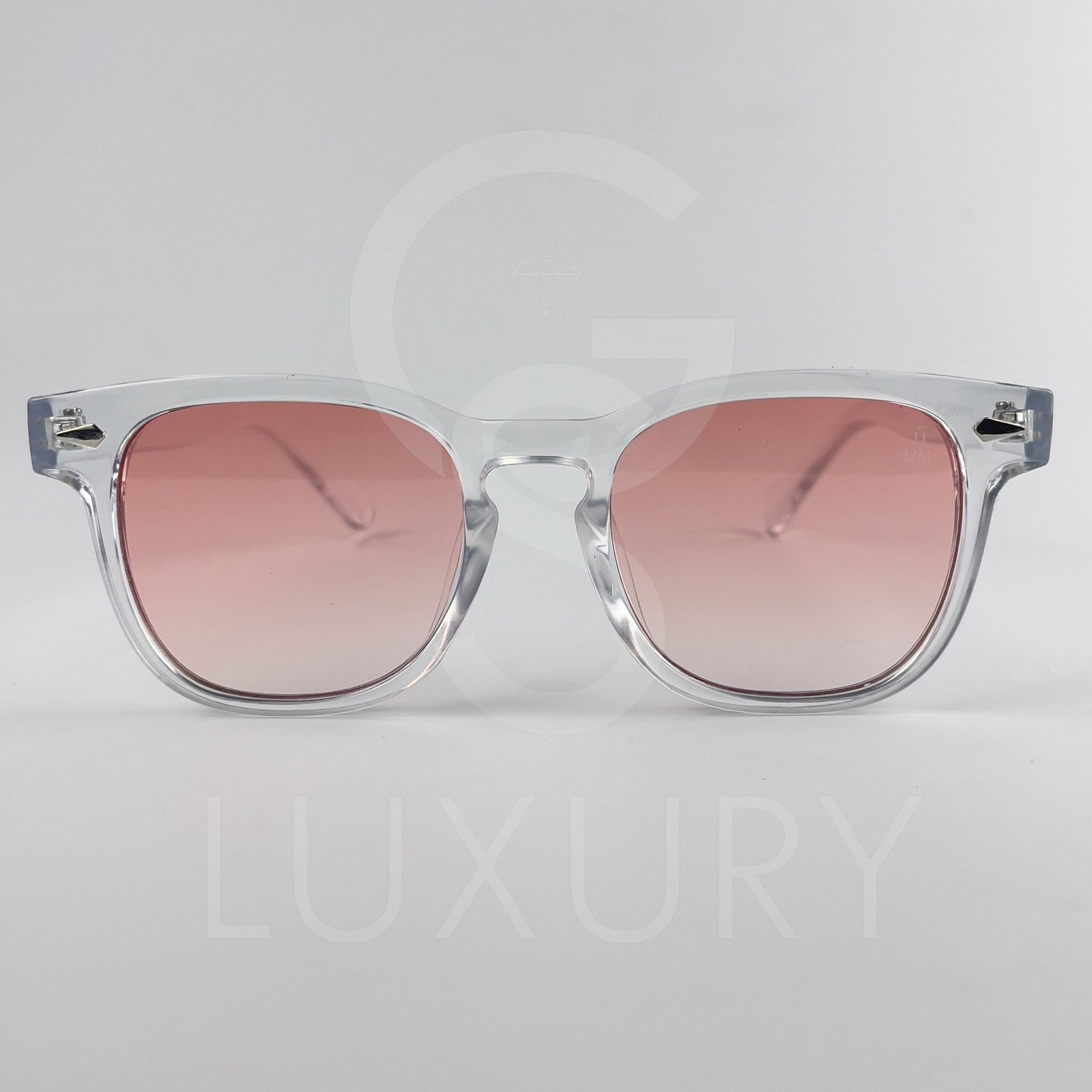 Lunette de soleil Jmm Transparent Verre Rose SM2024 – Image 2