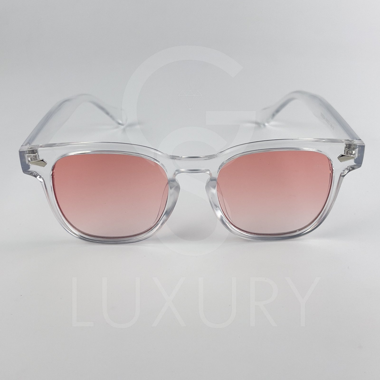 Lunette de soleil Jmm Transparent Verre Rose SM2024 – Image 3