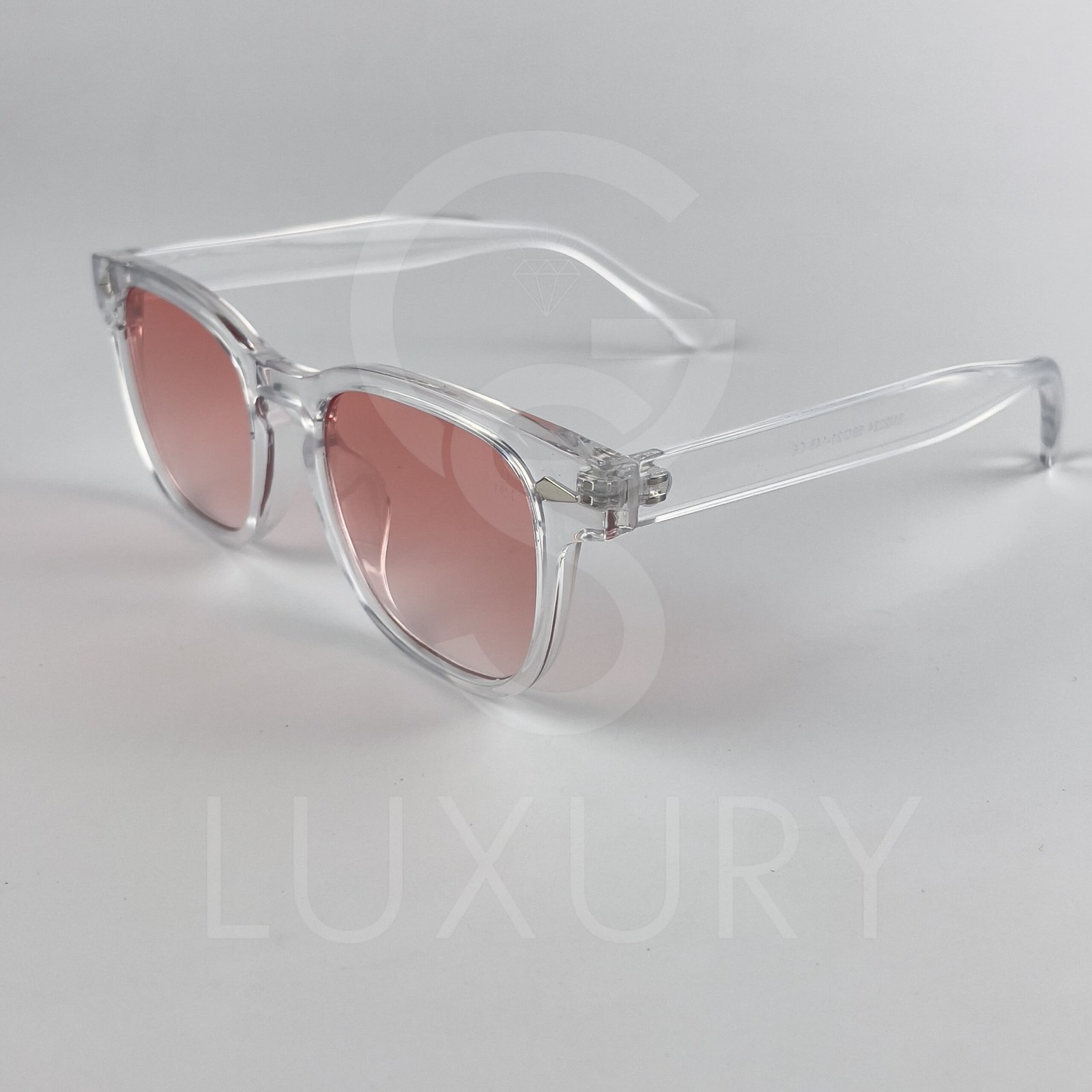 Lunette de soleil Jmm Transparent Verre Rose SM2024 – Image 4