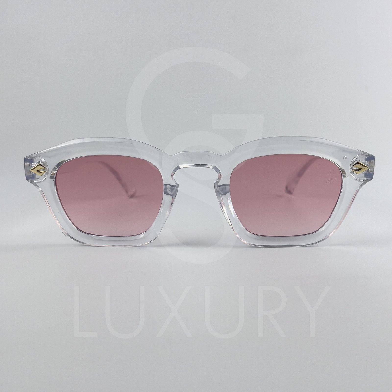 Lunette de soleil Jmm Transparent Verre Rose SM2027 – Image 2