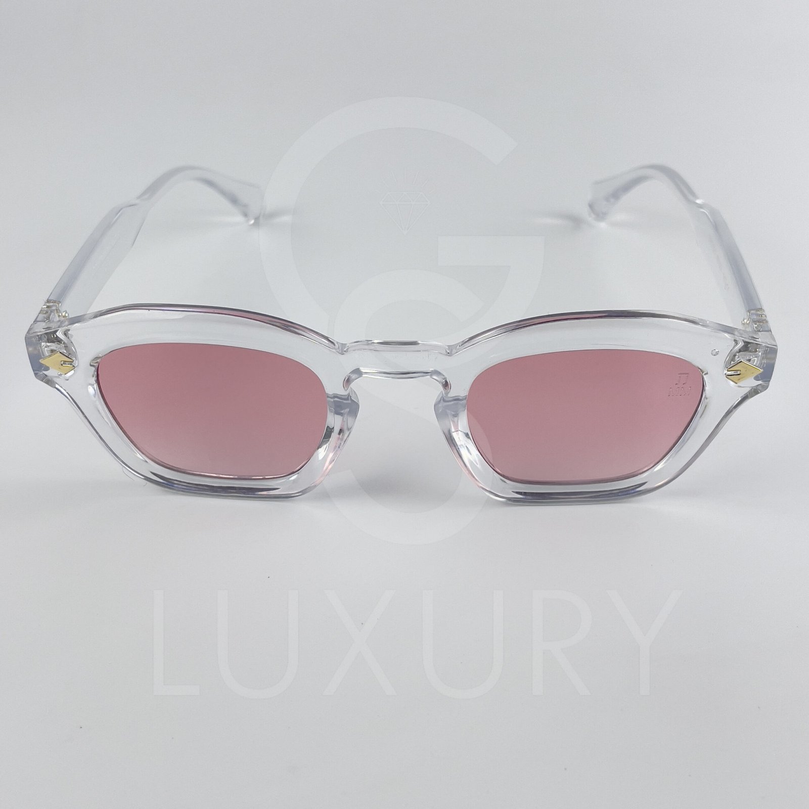 Lunette de soleil Jmm Transparent Verre Rose SM2027 – Image 3