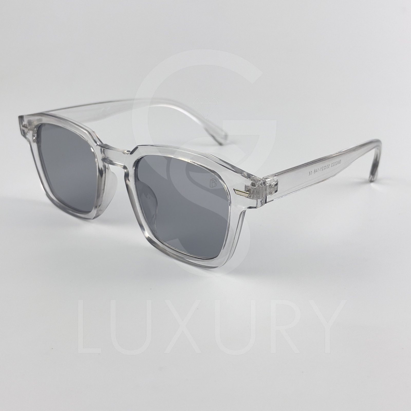 Lunette de soleil David beckham Carré Gris Verre Gris SM2022 – Image 4