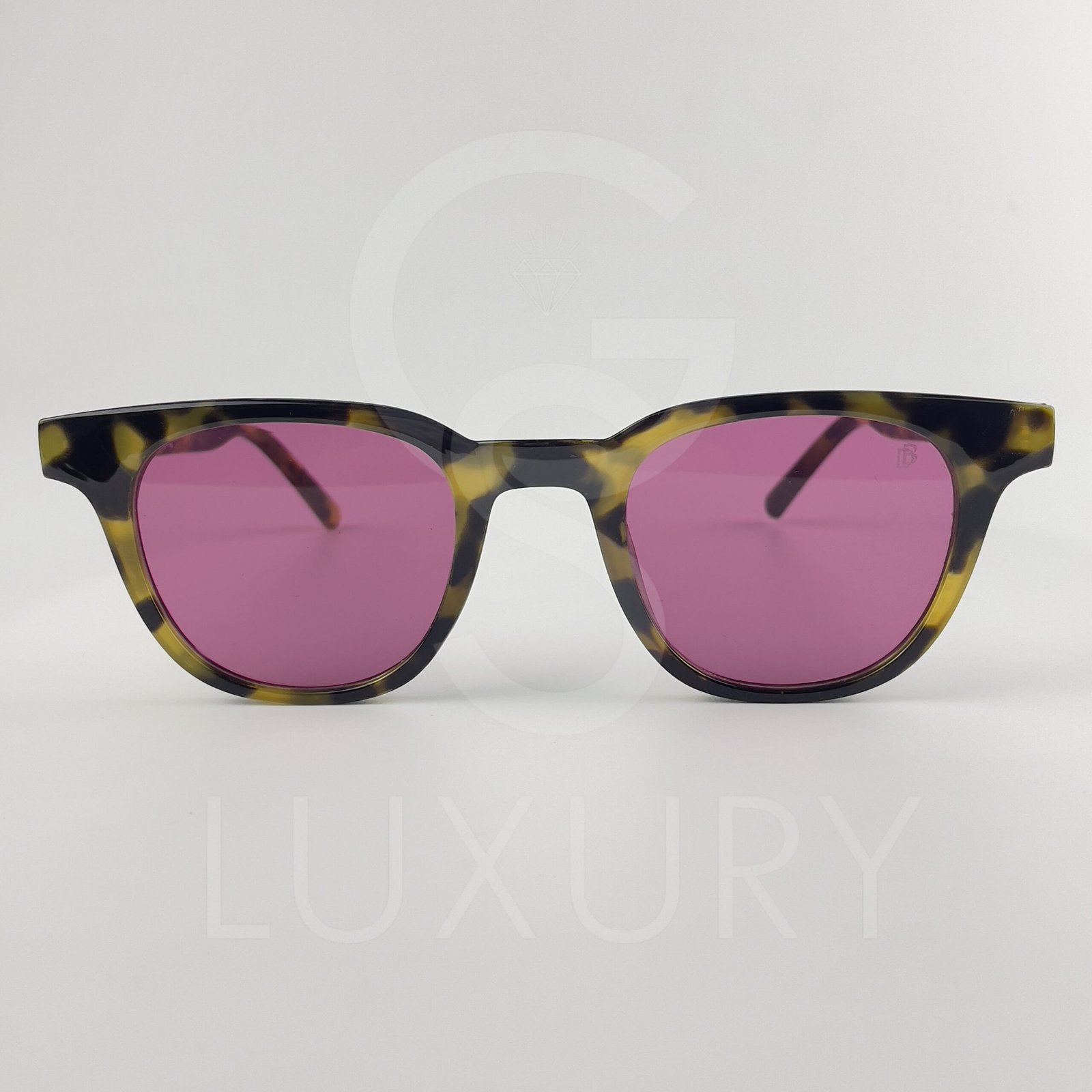 Lunette de soleil David beckham Carré Tigré Verre Mauve SM2028 – Image 2