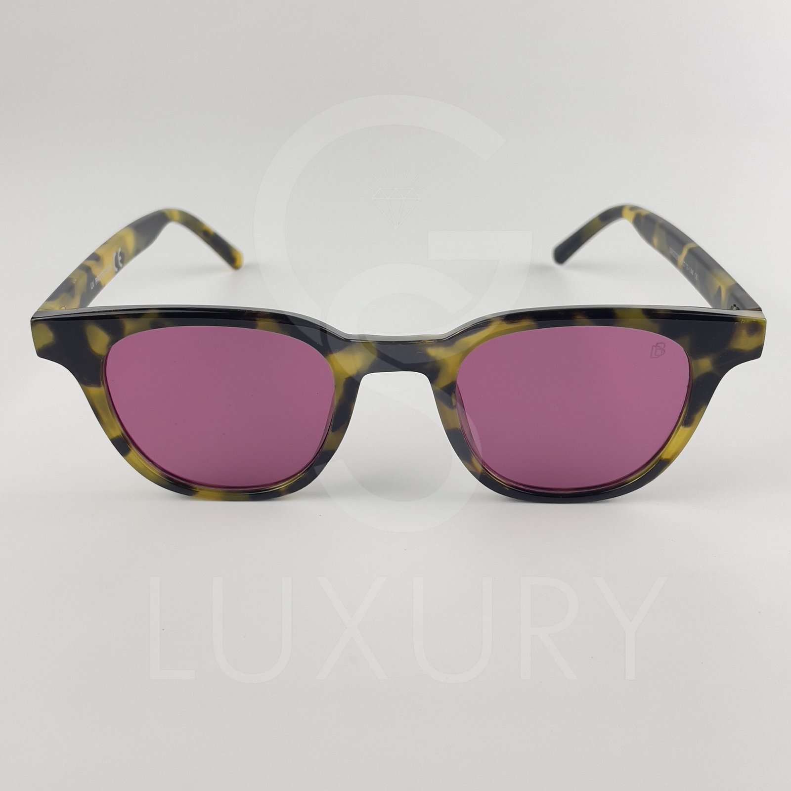 Lunette de soleil David beckham Carré Tigré Verre Mauve SM2028 – Image 3