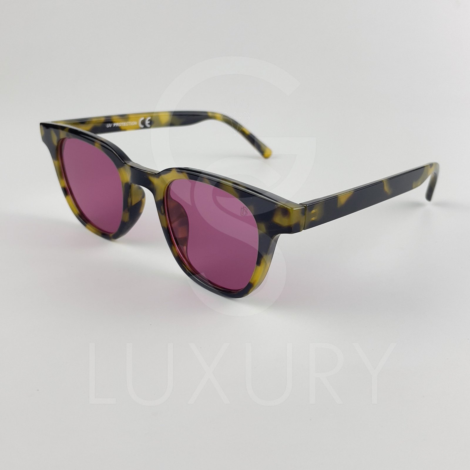 Lunette de soleil David beckham Carré Tigré Verre Mauve SM2028 – Image 4