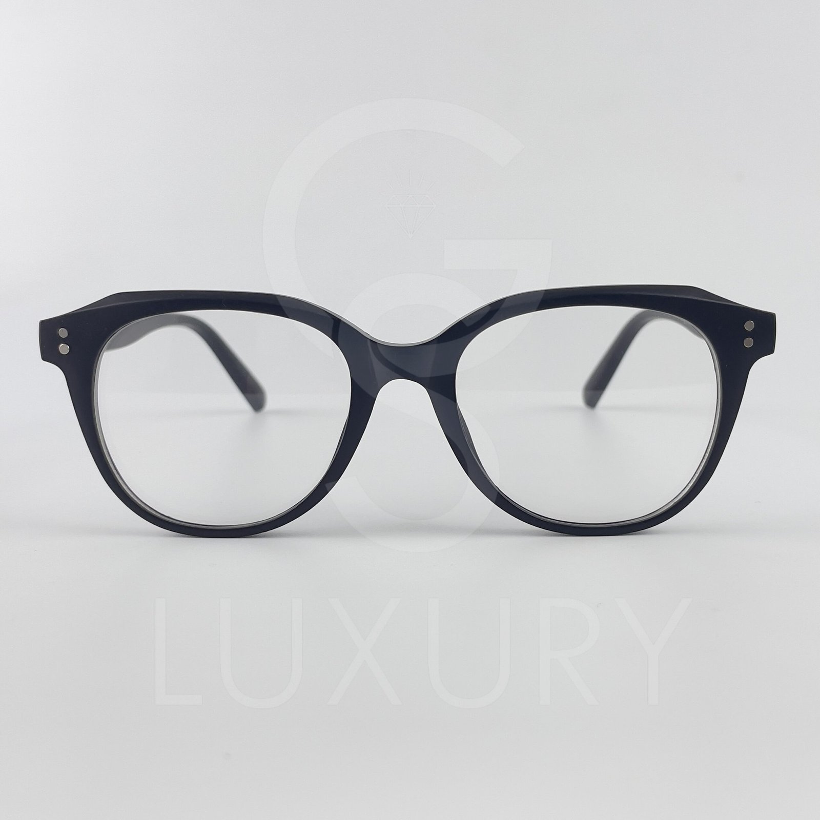 Lunette optique diop Rond Noir D-100 – Image 2