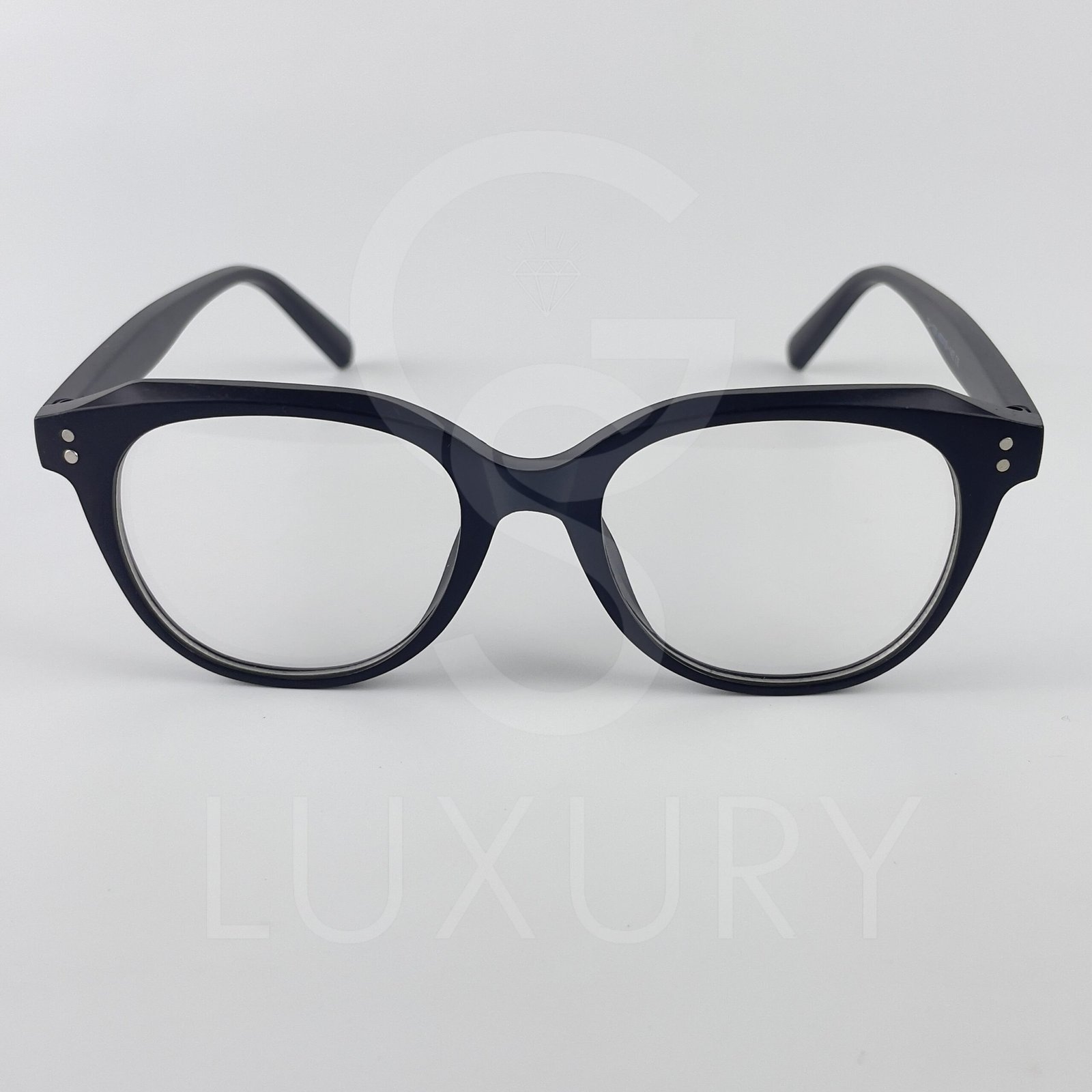 Lunette optique diop Rond Noir D-100 – Image 3