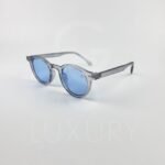 Lunette de soleil David Beckham Rond gris verre bleu claire E140