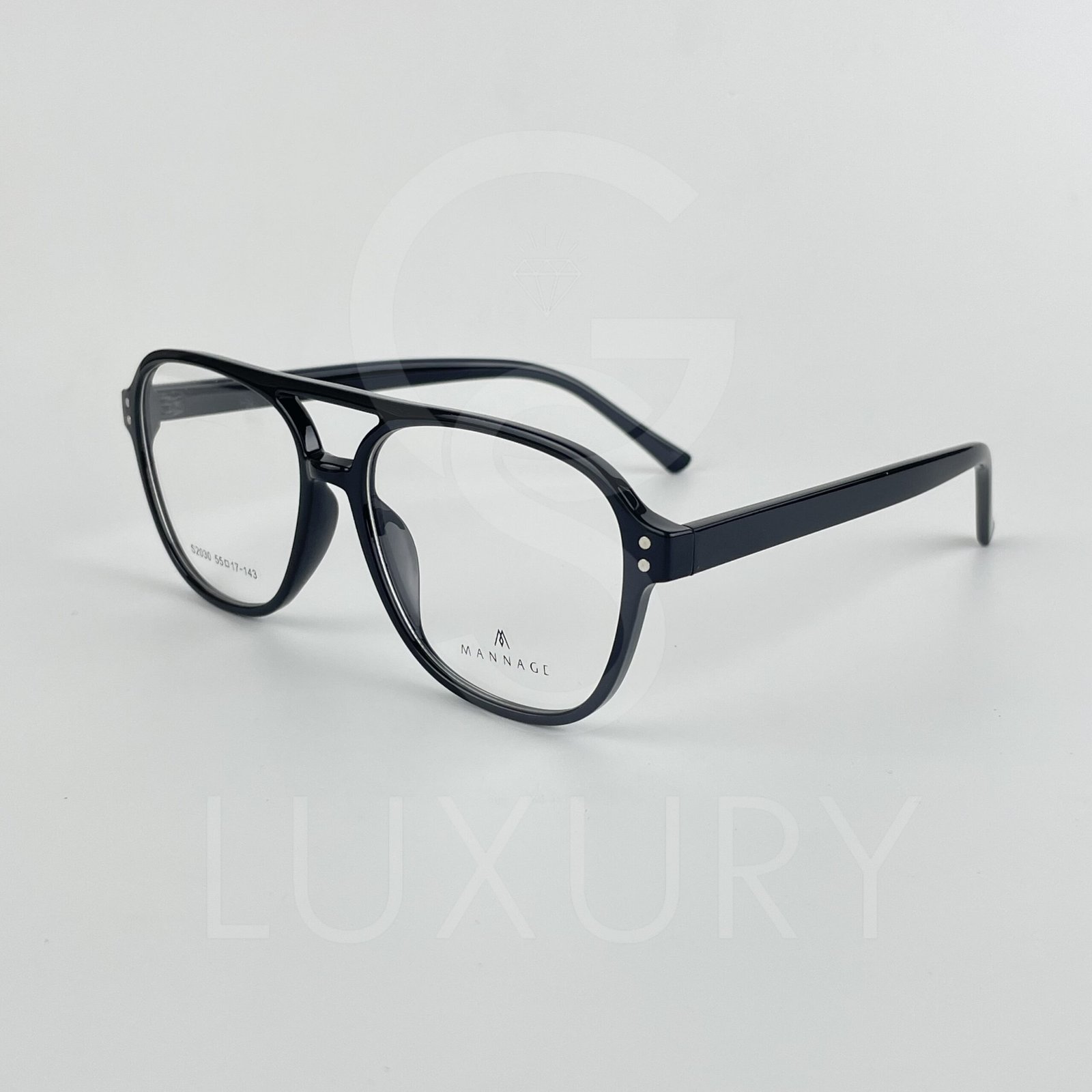 Lunette Optique double pont noir S2030 – Image 3