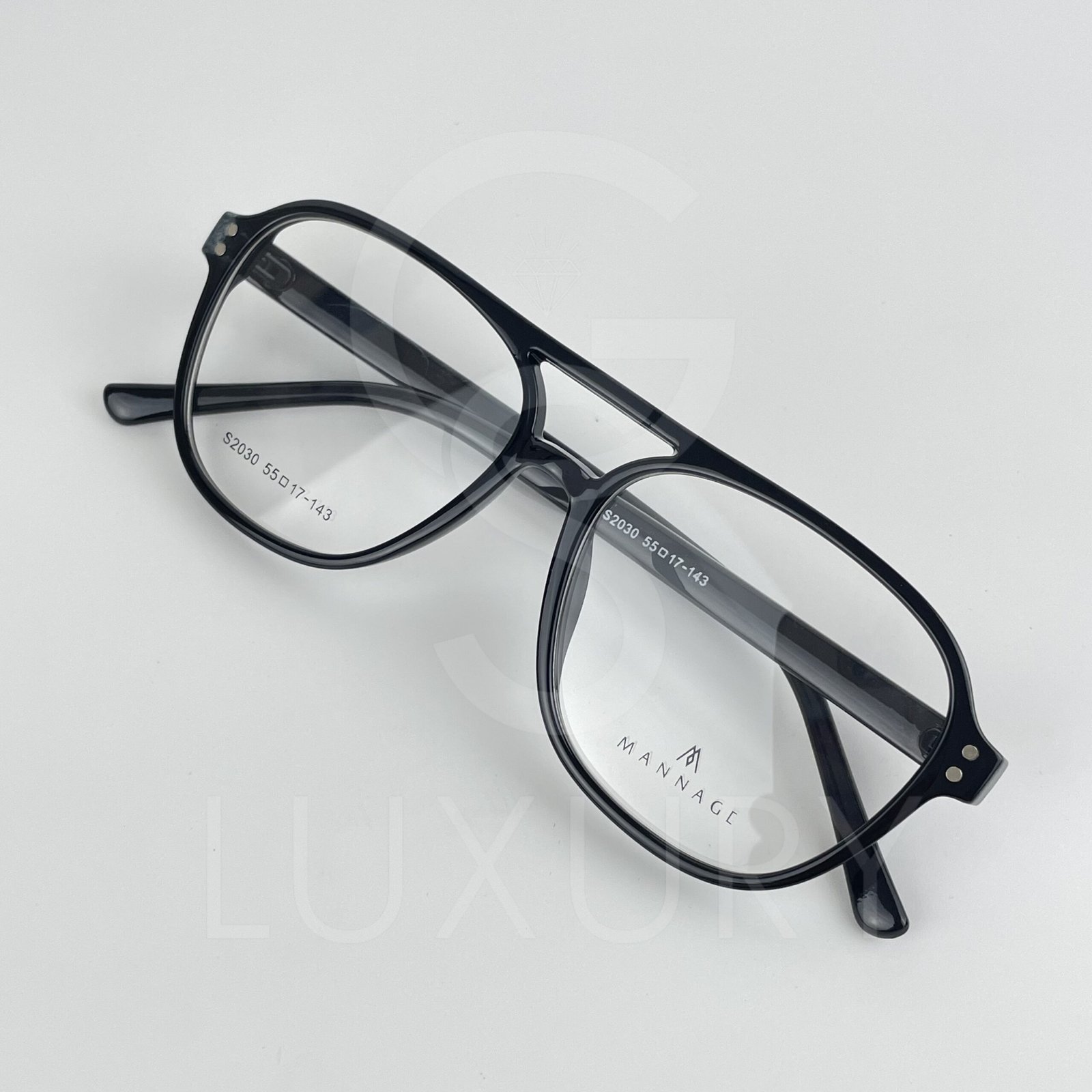 Lunette Optique double pont noir S2030 – Image 4