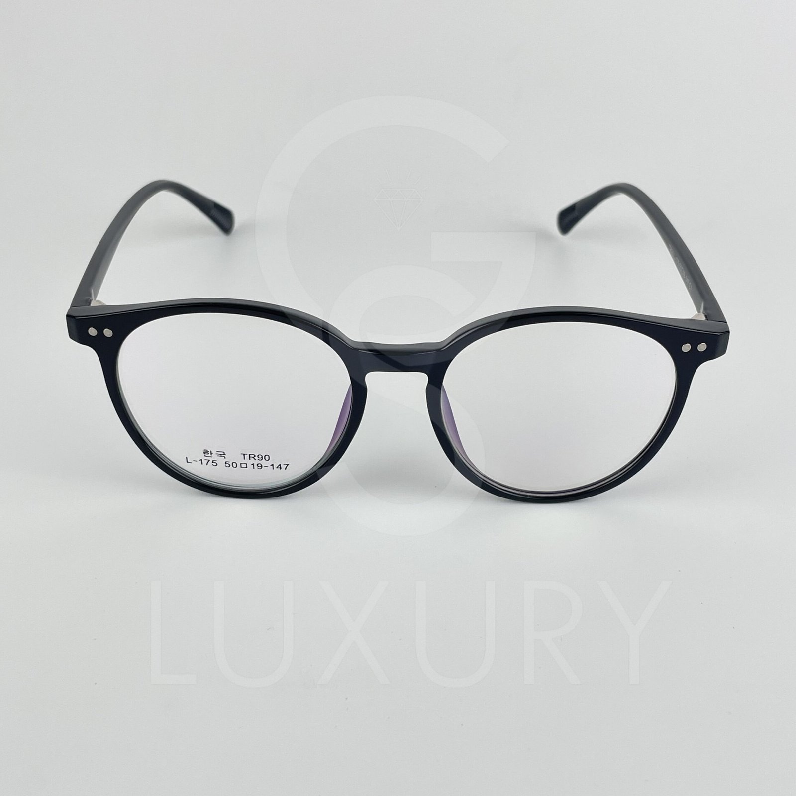 Lunette Optique rond noir L-175 – Image 2