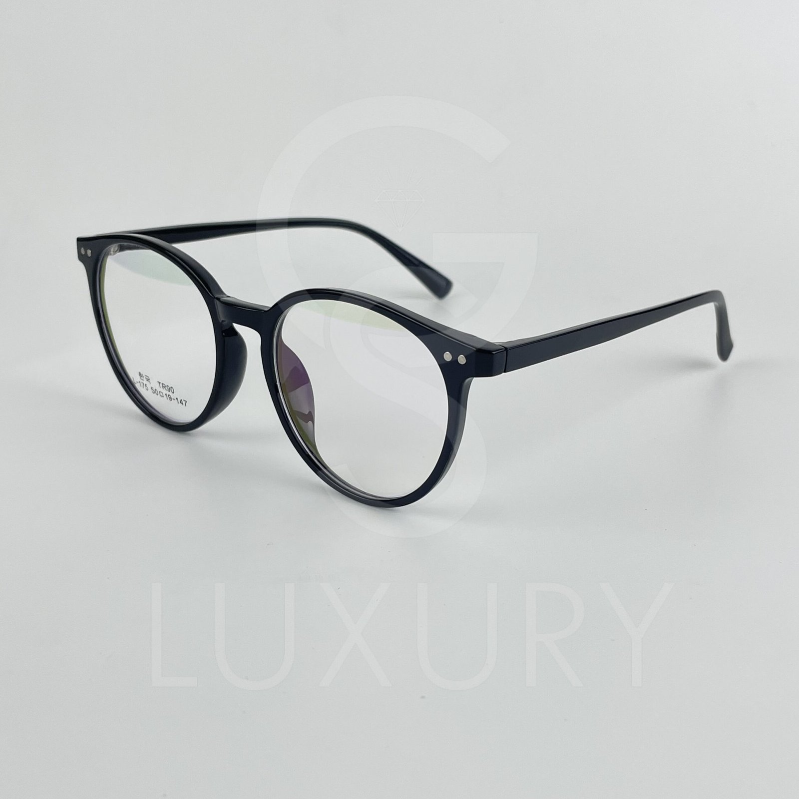 Lunette Optique rond noir L-175 – Image 3