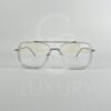 Lunette Optique double pont gris transparent 19328