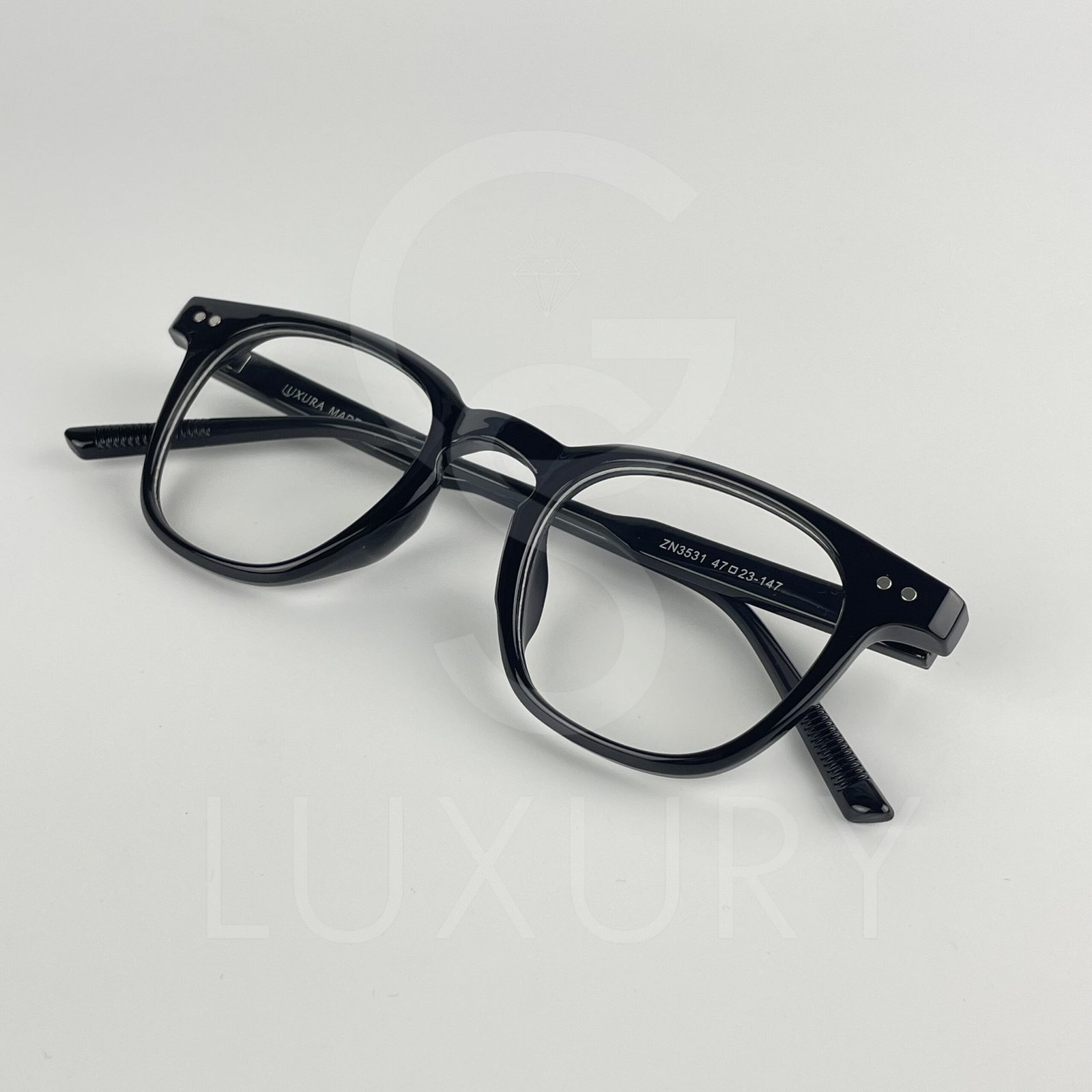 Lunette Optique carré noir ZN3531 – Image 4