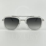 Lunette de soleil dita double pont transparent vert 19328 - Image 2