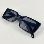 Lunette de soleil carré noir - Image 4