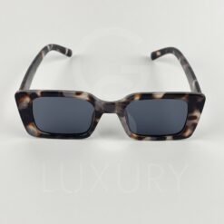 Lunette de soleil carré moucheté