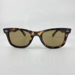 Lunette de soleil rayban wayfarer tigré verre marron RB2140 - Image 3