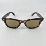 Lunette de soleil rayban wayfarer tigré verre marron RB2140 - Image 4