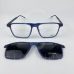 Lunette avec applique rayban carré bleu rx8065 - Image 4