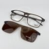 Lunette avec applique rayban carré marron rx8065