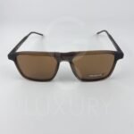 Lunette avec applique rayban carré marron rx8065 - Image 7