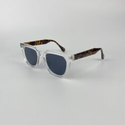 Lunette de soleil transparent noir 2063