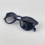 Lunette de soleil david Beckham rond bleu polarisé anti UV DB1049 - Image 4