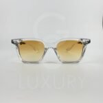 Lunette de soleil JMM carré transparent orange W6069 - Image 2