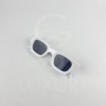 Lunette de soleil carré blanche 2032 - Image 4