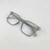 Lunette optique photochromique carré gris transparent